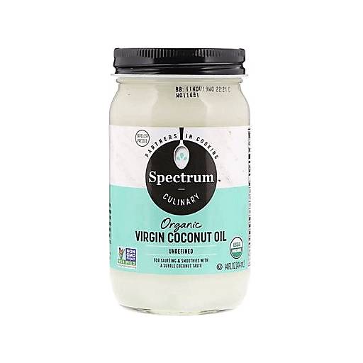 Order Spectrum Unrefined Organic Virgin Coconut Oil (14 OZ) 134375 food online from Bevmo! store, Pasadena on bringmethat.com