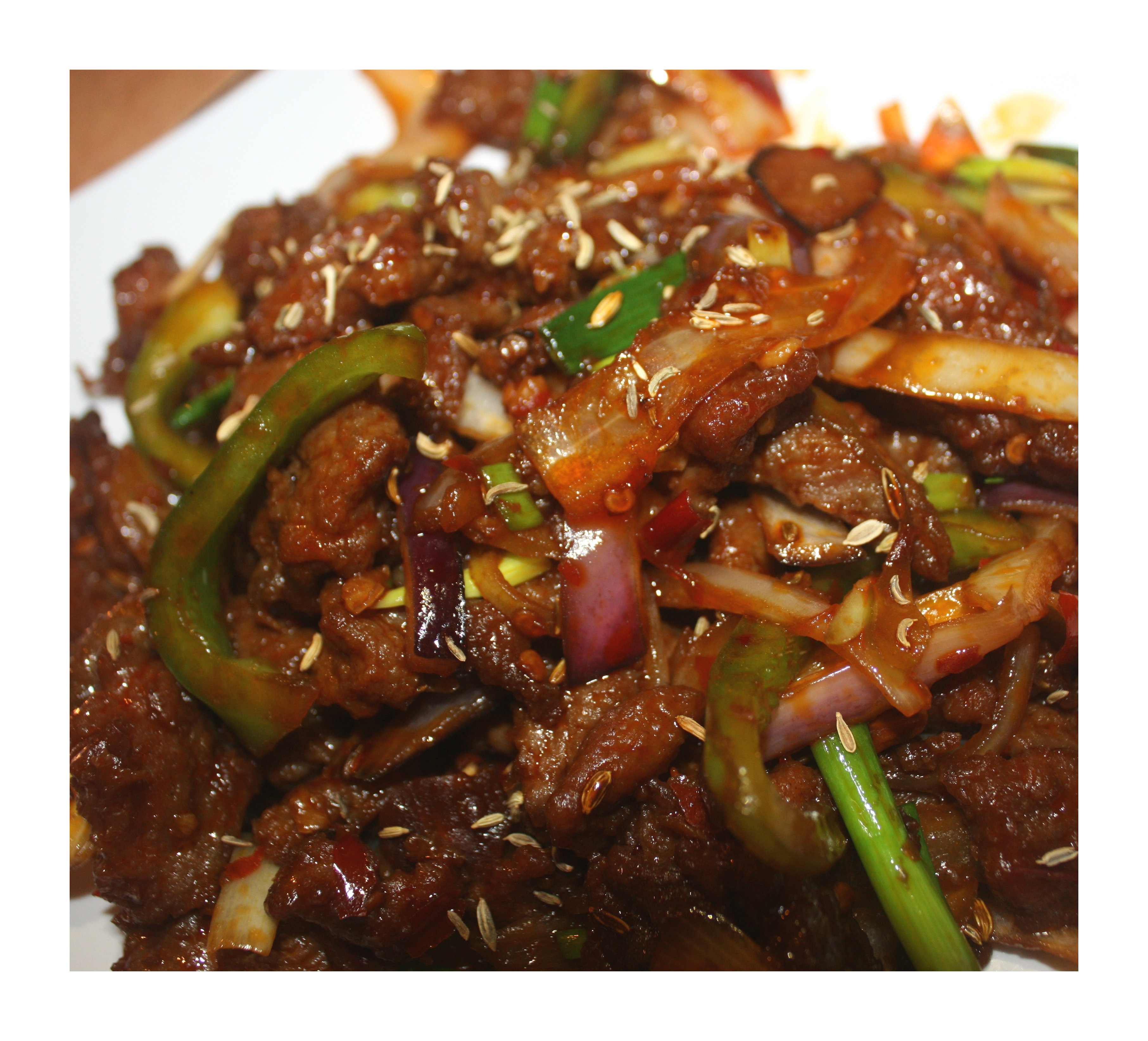 Order BF1. Cumin Beef food online from Nam's Noodle store, Madison on bringmethat.com