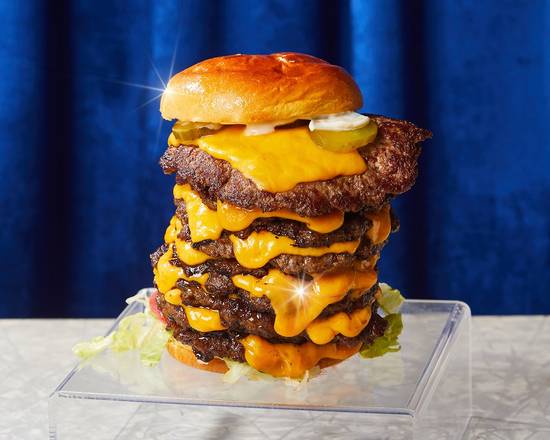 Order 10 Patty Burger food online from 1-800-Burgers! store, Goleta on bringmethat.com