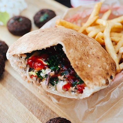 Order The MTW Pita food online from Shawarma Stackz store, Roseville on bringmethat.com