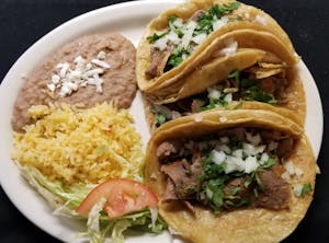 Order Lengua Taco Dinner food online from Mexico Restaurant store, Des Plaines on bringmethat.com
