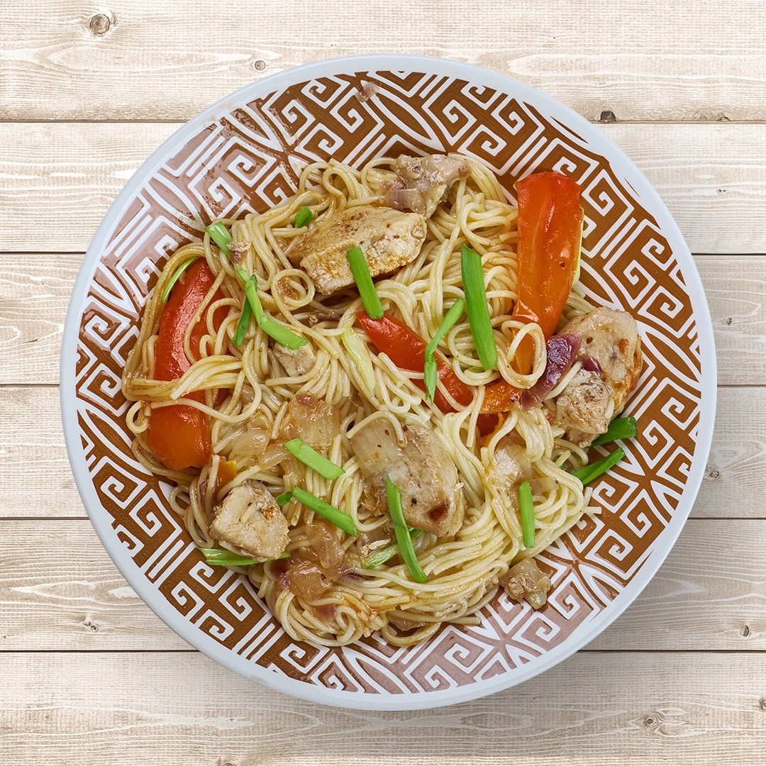 Order Chicken Shaolin noodles  food online from The Hungry Himalayan store, Houston on bringmethat.com