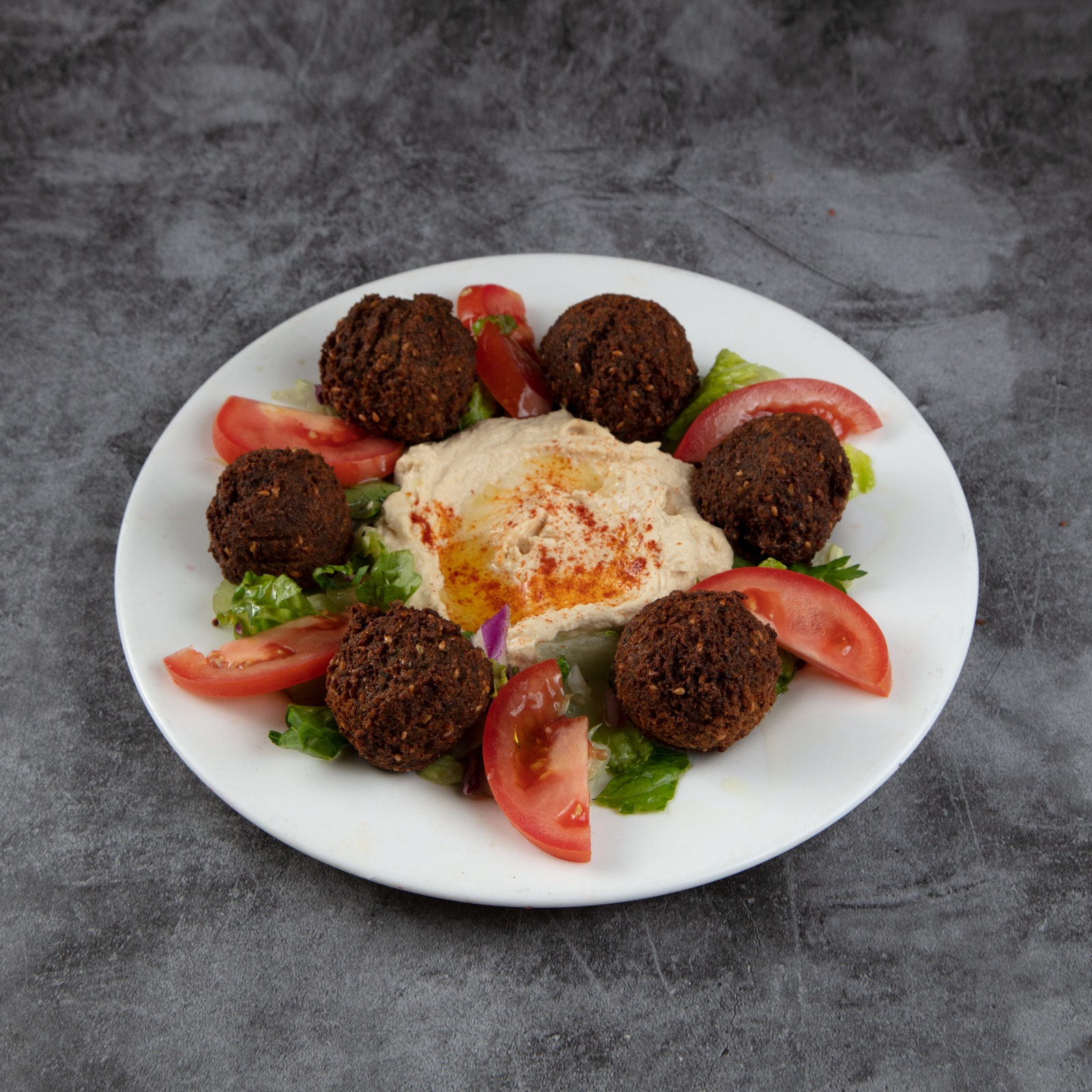 Order 20. Falafel with Hummus food online from Beyti turkish kebab store, Brooklyn on bringmethat.com