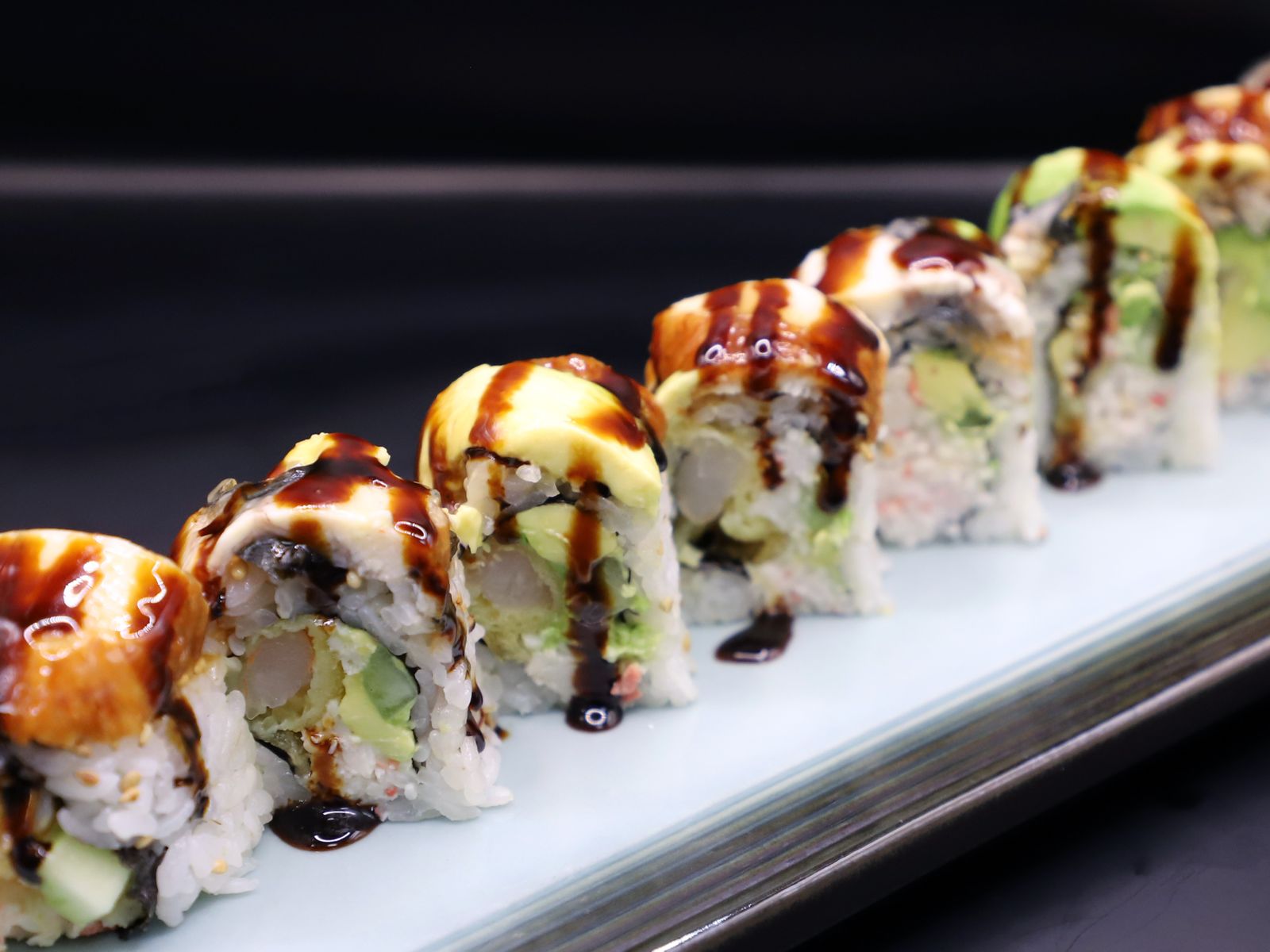 Order Cactus Dragon Roll food online from The Room Sushi Bar store, Los Angeles on bringmethat.com