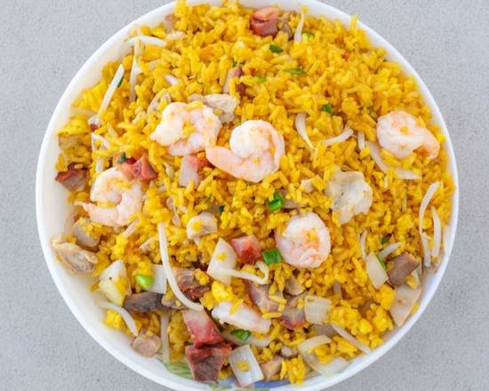 Order House Special Fried Rice 本楼炒饭 food online from Cj Chan store, Moraine on bringmethat.com