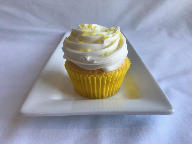 Order Lemon Drop Cupcake food online from The Sweet Spot Bakery store, Fort Worth on bringmethat.com