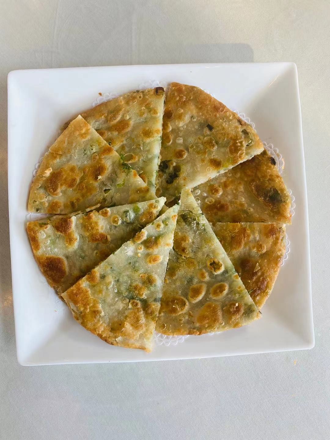 Order A3. Scallion Pancake food online from Wei Buford store, Buford on bringmethat.com