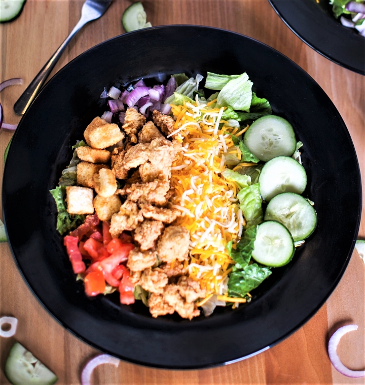 Order Chicken Garden Salad food online from Something Different Grill store, Lubbock on bringmethat.com