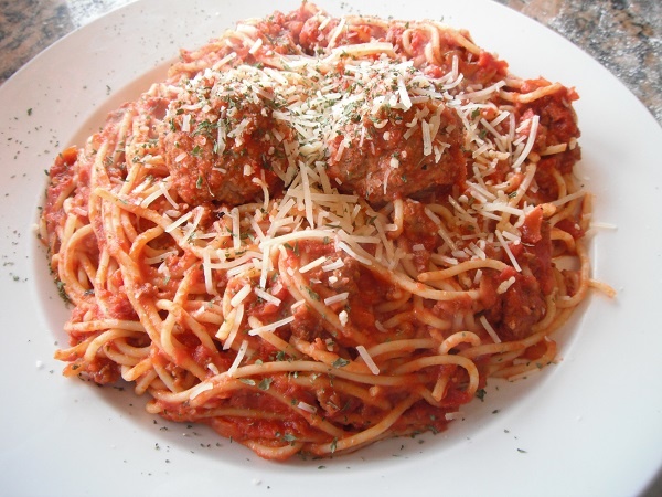 Order Spaghetti and Meatballs food online from Zorbas Pizza store, Millbrae on bringmethat.com