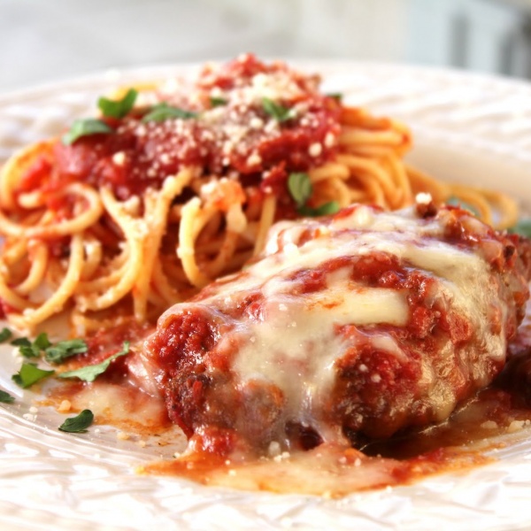 Order Chicken Parmigiana food online from Cybelles Pizza Restaurants store, Daly City on bringmethat.com