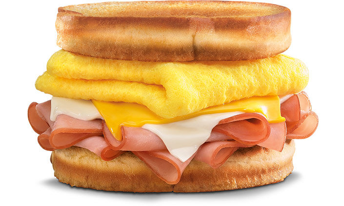 Order Frisco Ham, Egg & Cheese Sandwich food online from Carl Jr store, Sand Springs on bringmethat.com