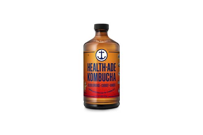 Order KOMBUCHA – BLOOD ORANGE CARROT GINGER food online from Bibibop Liberty store, West Chester Township on bringmethat.com