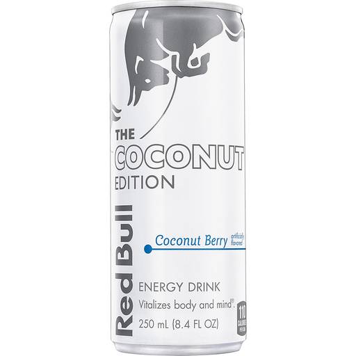 Order Red Bull Energy Drink The Coconut Edition Coconut Berry (8.4 OZ) 125573 food online from Bevmo! store, Albany on bringmethat.com