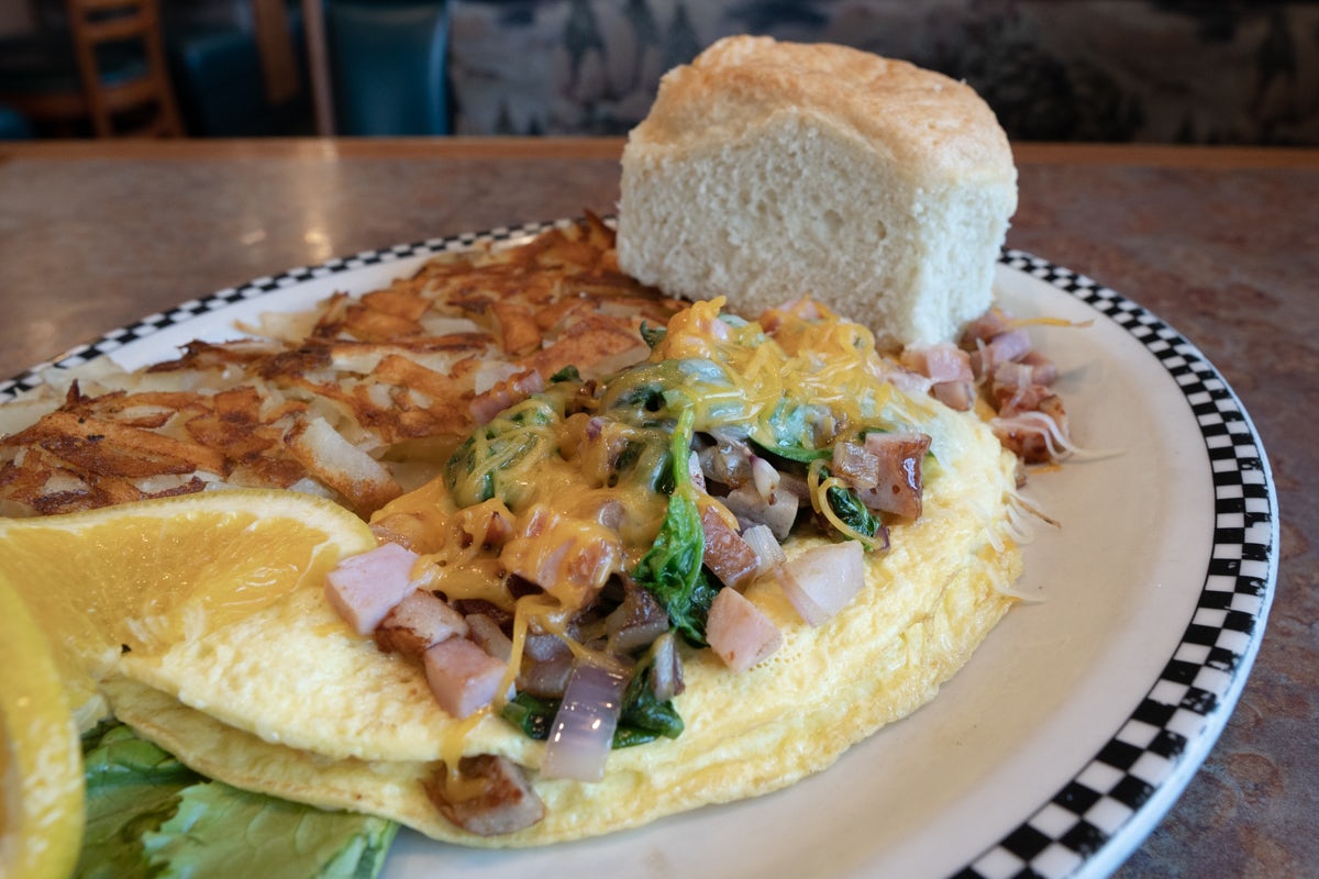 Order Joe's Hobo Omelette food online from Black Bear Diner store, Colorado Springs on bringmethat.com