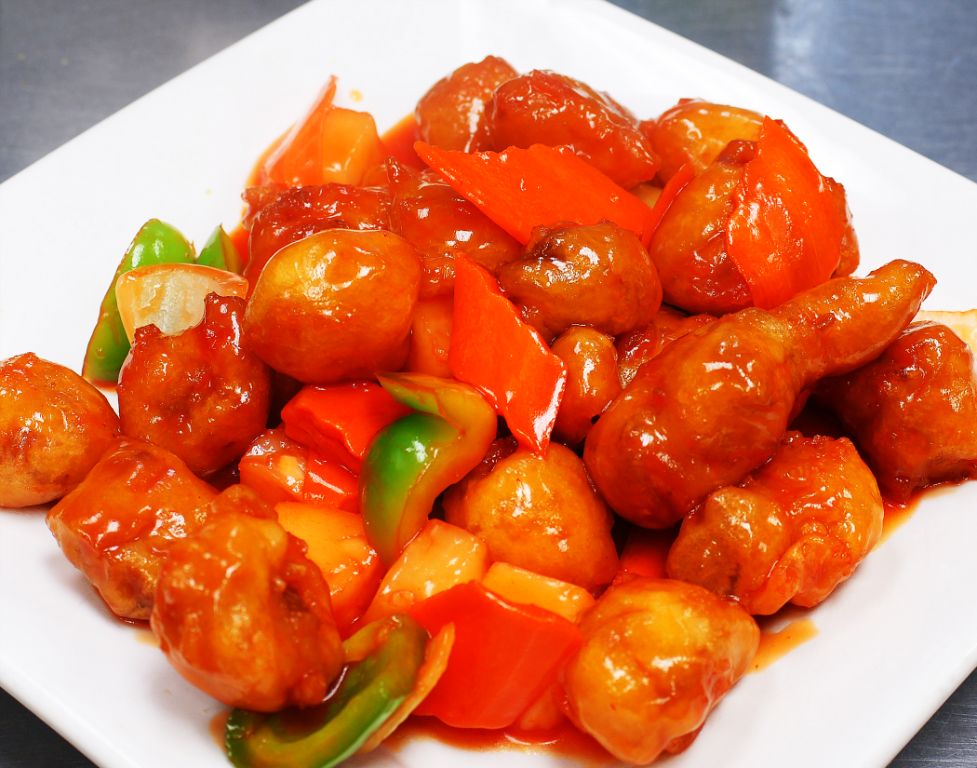 Order L31. Sweet and Sour Pork Lunch Special food online from Authentic Chinese store, San Antonio on bringmethat.com