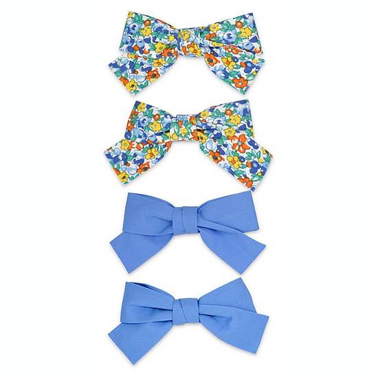 Order Khristie® 4-Pack Floral Bow Hair Clips food online from Bed Bath & Beyond store, Lancaster on bringmethat.com