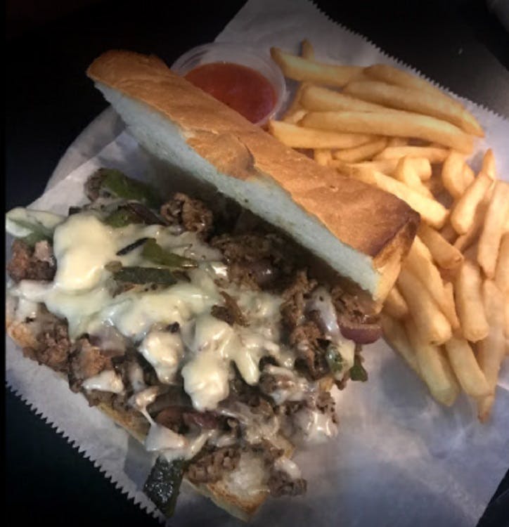 Order Philly Cheese Steak Sandwich - Sandwich food online from Hwy54 Public House store, Durham on bringmethat.com