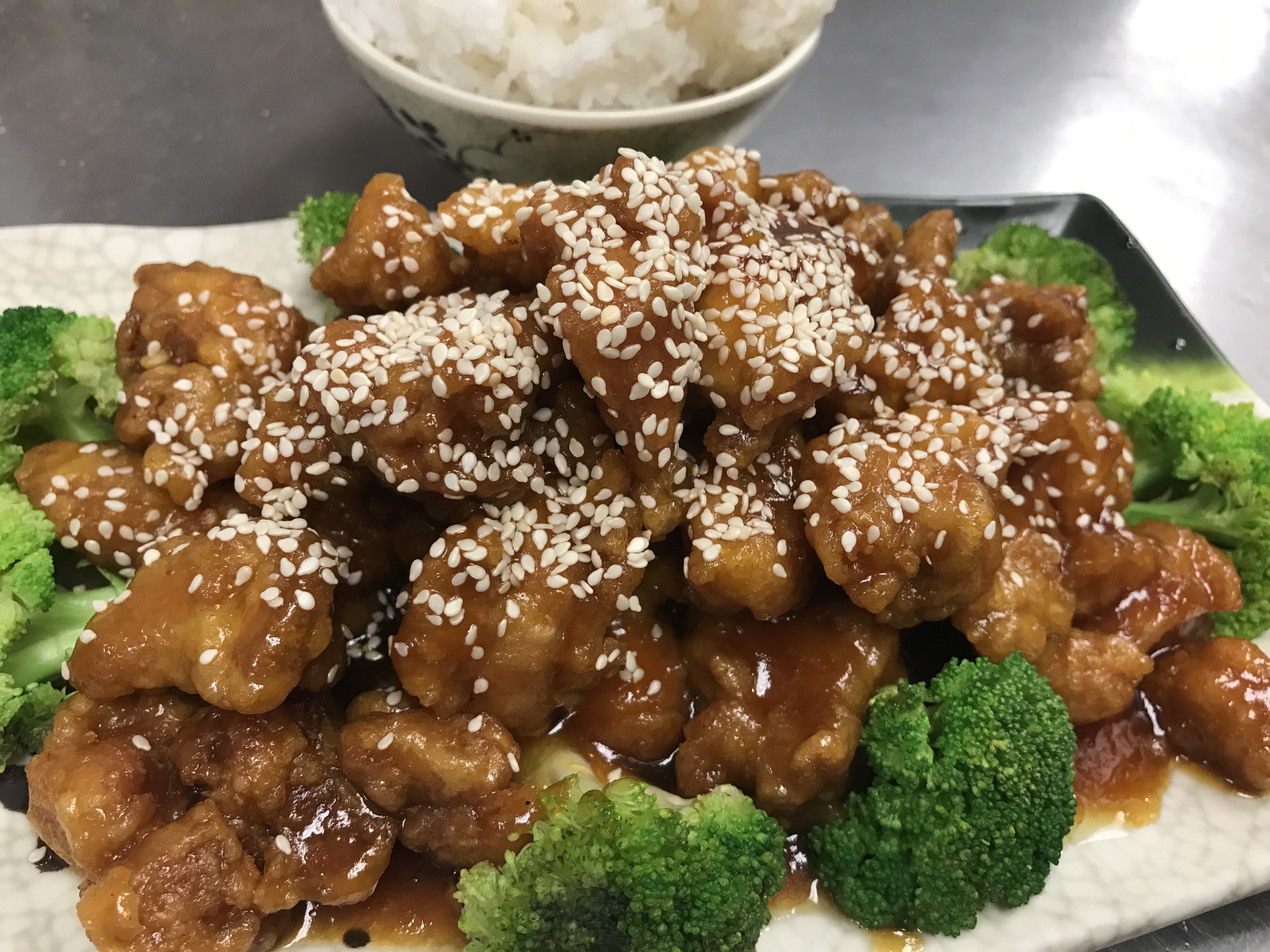 Order S5. Sesame Chicken food online from East China store, Waterloo on bringmethat.com