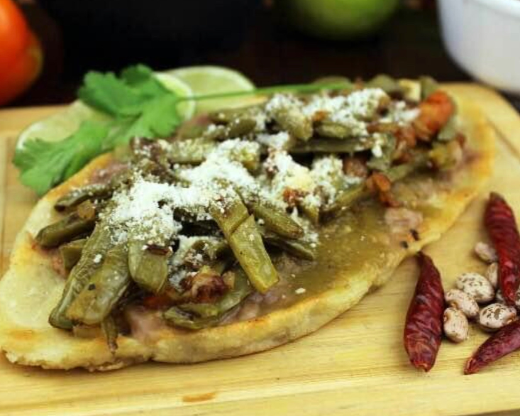 Order Huarache food online from Que Buena Taqueria store, Whittier on bringmethat.com