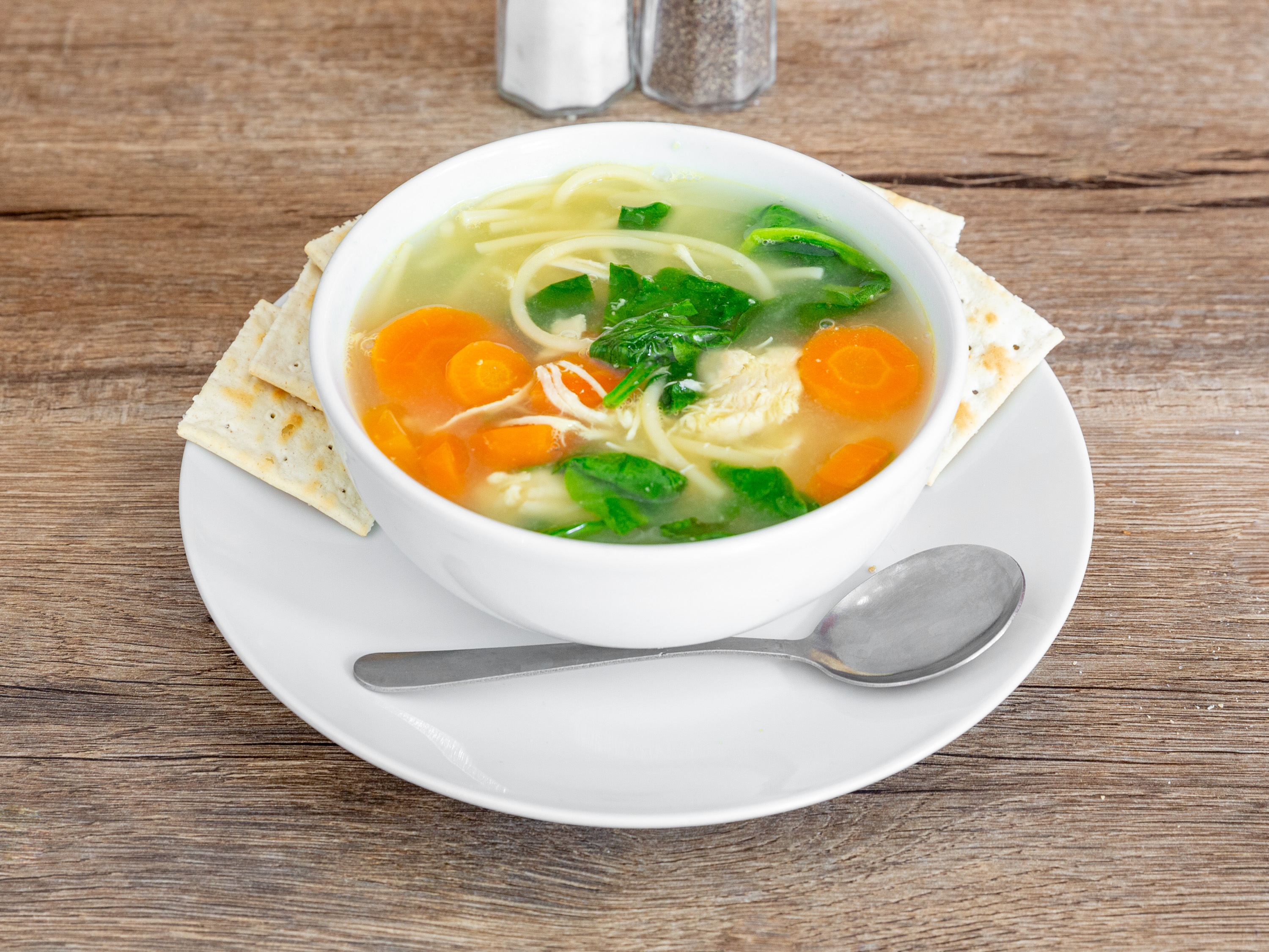 Order Chicken Noodles Soup food online from Alondra's Cuisine store, Middletown on bringmethat.com