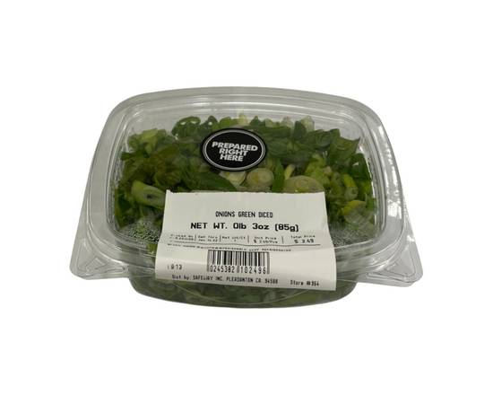 Order Onions Green Diced (3 oz) food online from Safeway store, Vallejo on bringmethat.com