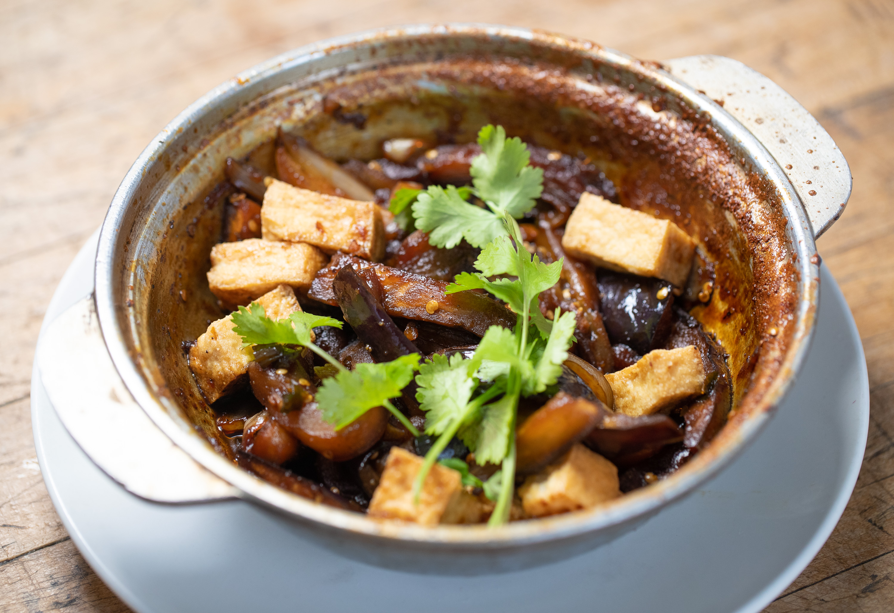 Order Eggplant Clay Pot food online from Phorage store, West Hollywood on bringmethat.com
