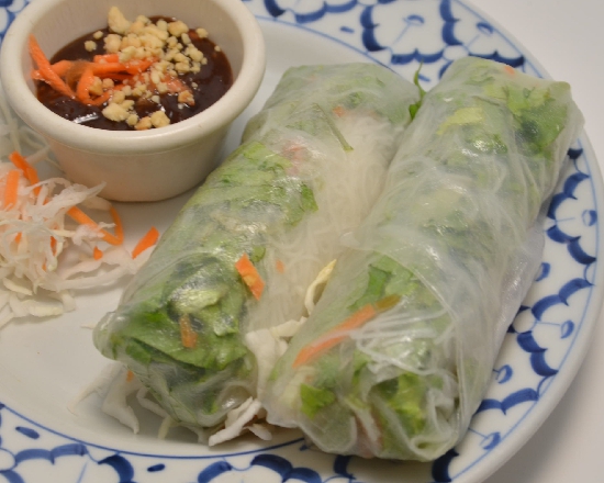 Order 02. Vietnamese Soft Spring Rolls food online from Thai Village store, Houston on bringmethat.com