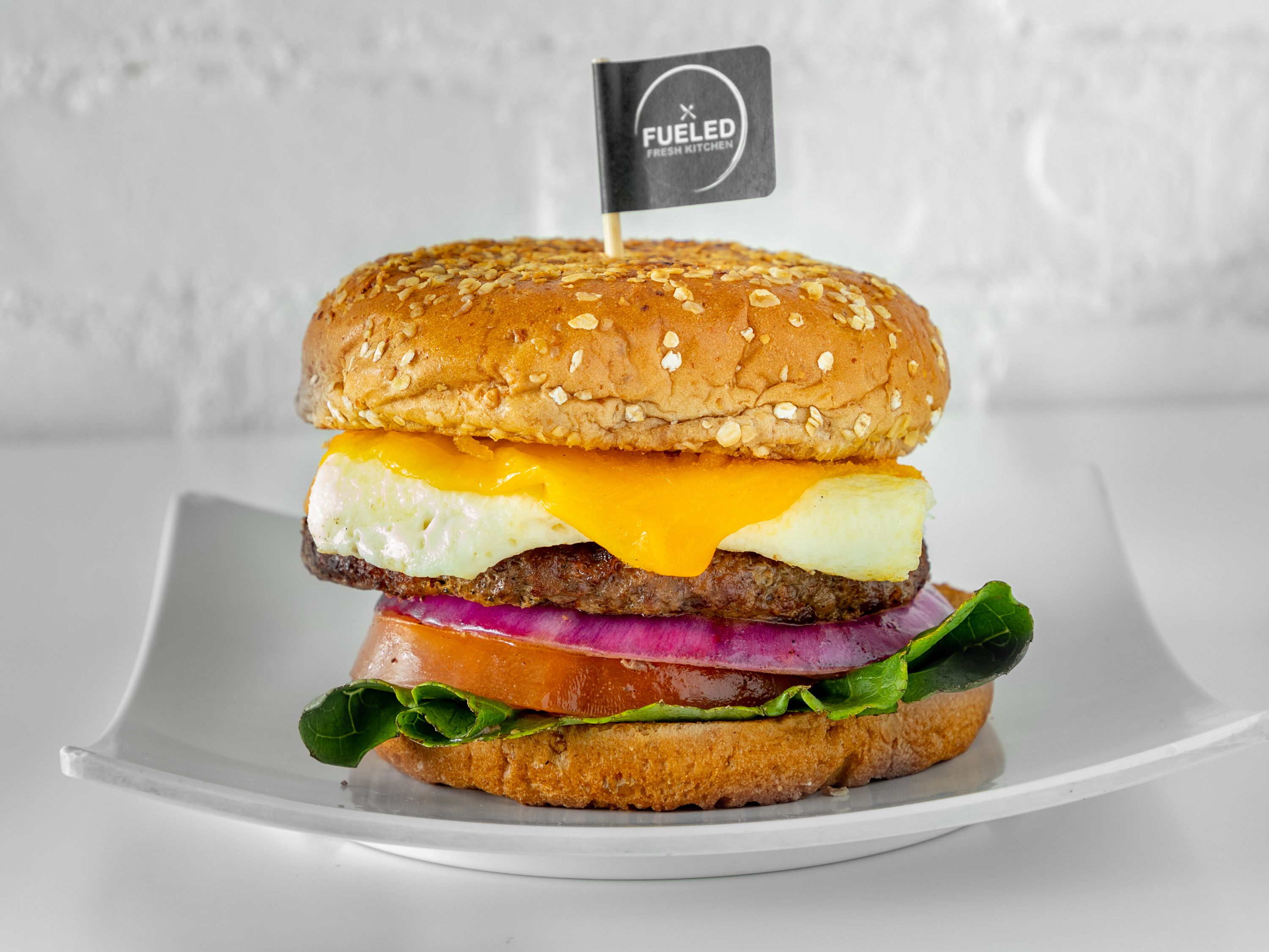 Order FK Burger food online from Fueled Fresh Kitchen store, Draper on bringmethat.com