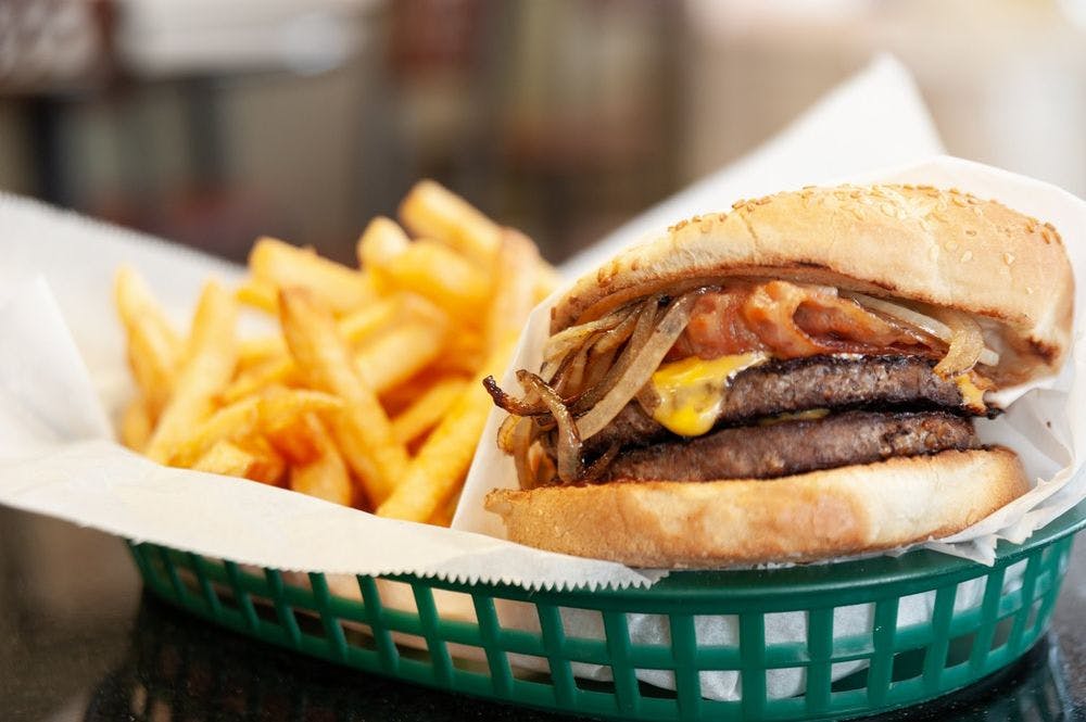 Order Cheeseburger - Burger food online from Big Belly store, Pulaski on bringmethat.com
