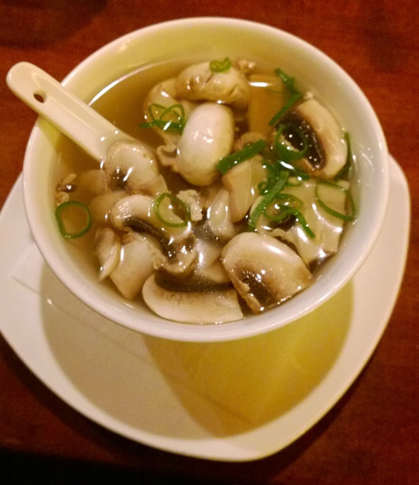 Order S2. Mushroom Soup food online from Blue Fuji Organic Restaurant store, Medford on bringmethat.com