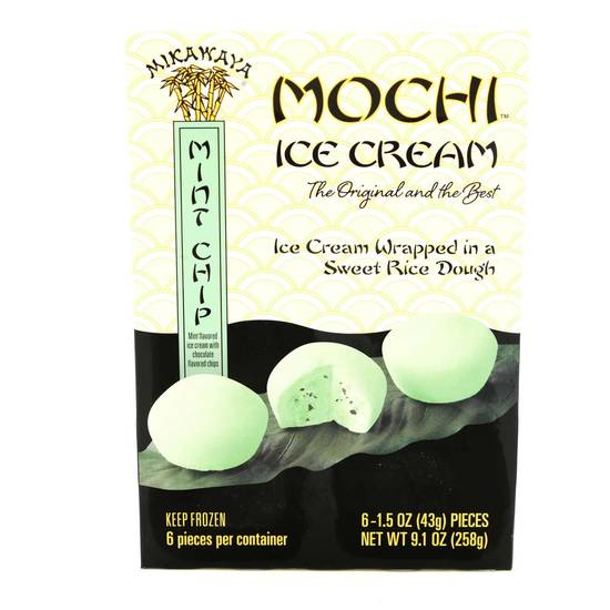 Order Mochi Ice Cream - Mint Chip food online from IV Deli Mart store, Goleta on bringmethat.com