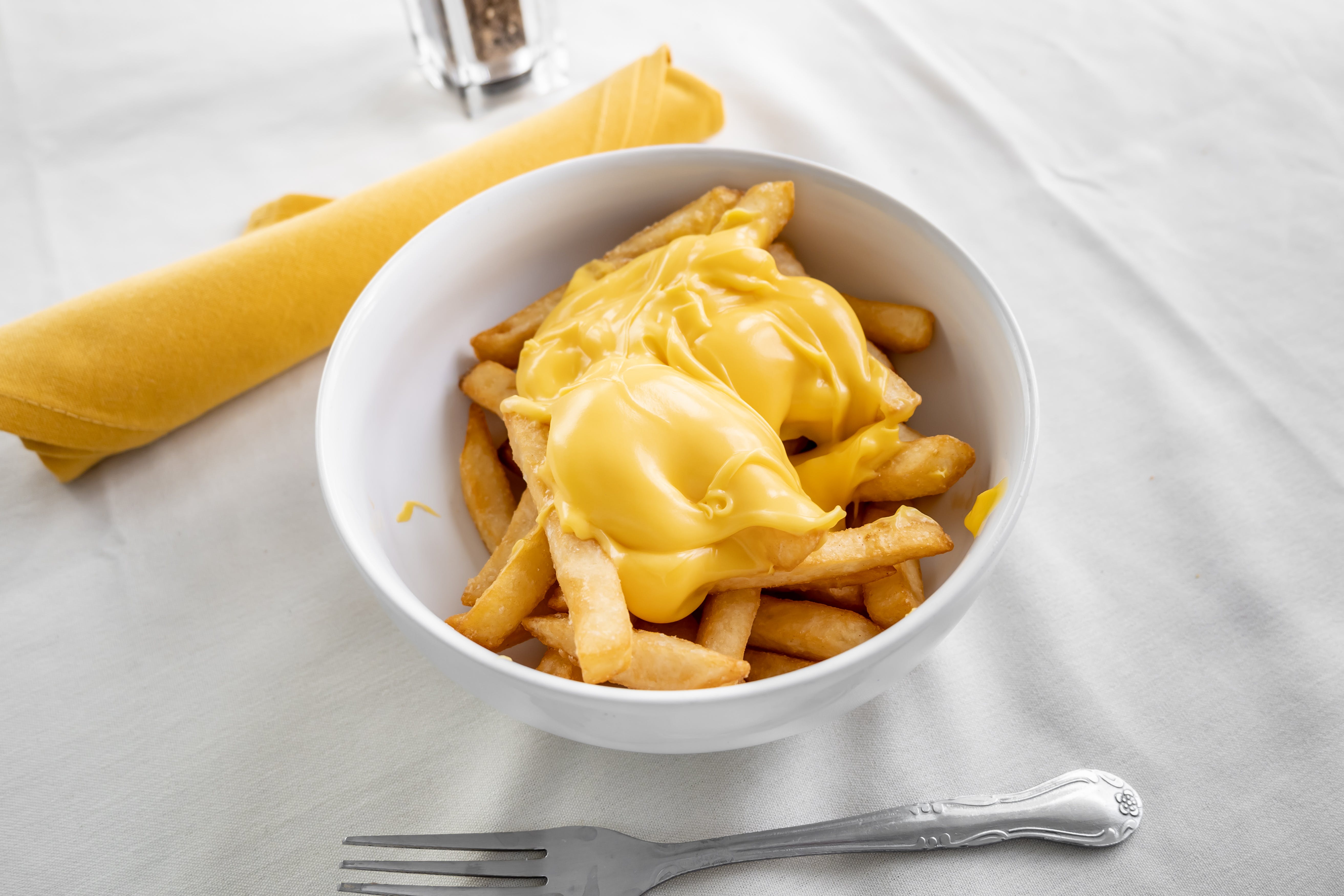 Order Cheddar Cheese Fries - Side food online from Mama's Pizza Grille & Bistro store, Mt Laurel on bringmethat.com
