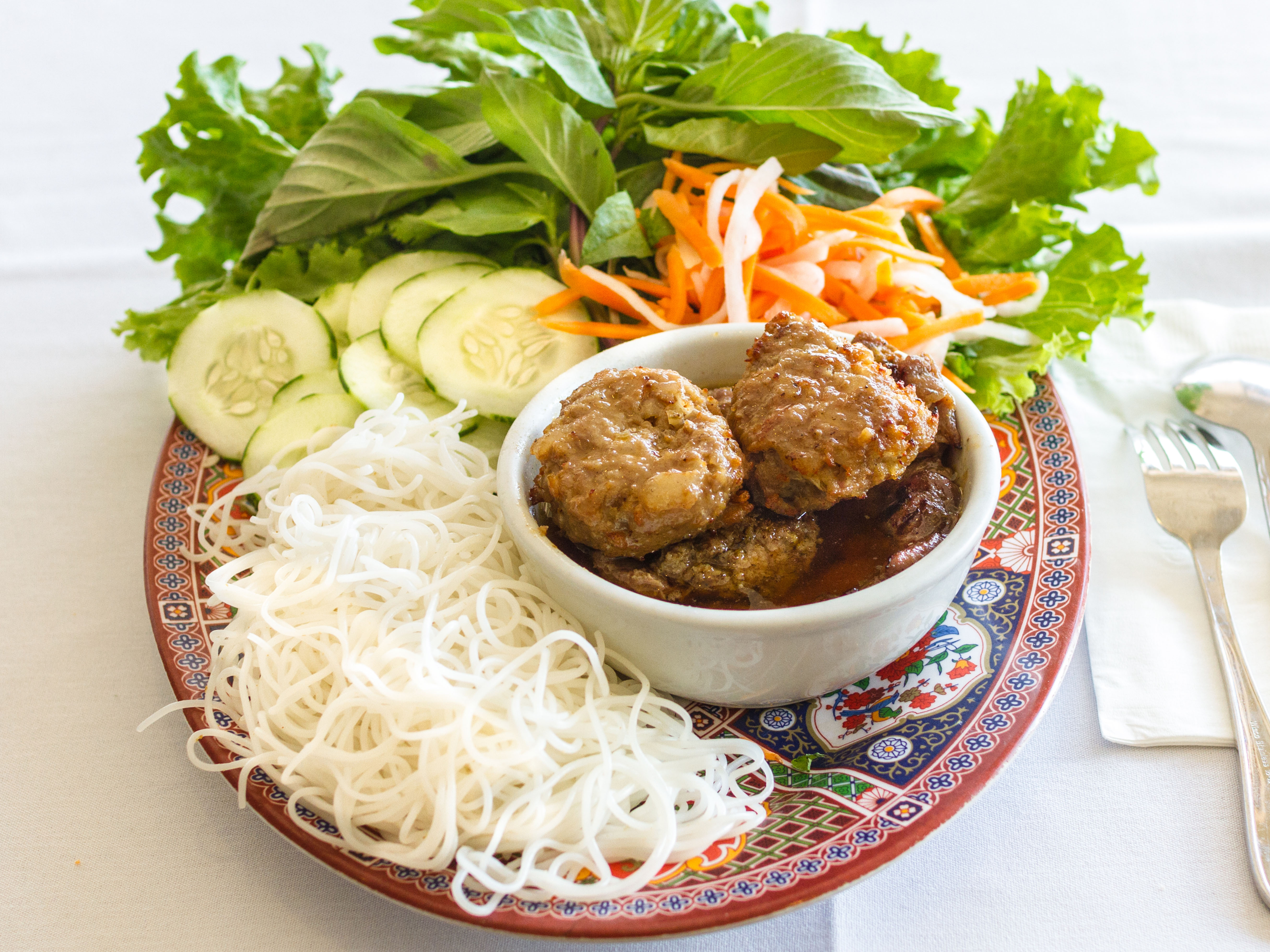 Order 36. Bun Cha Hanoi food online from Little Saigon Restaurant store, Falls Church on bringmethat.com