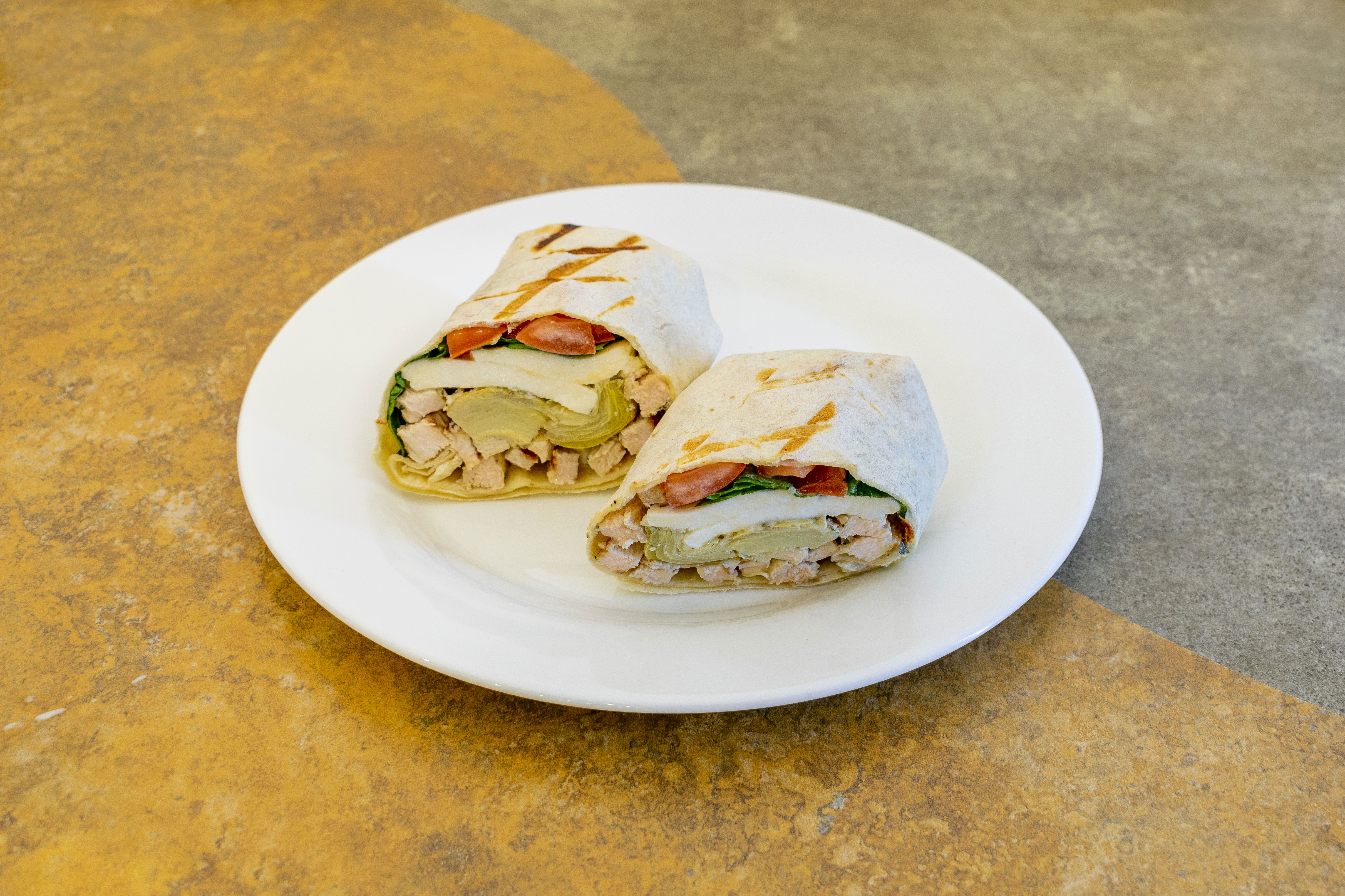 Order Tuscan Grilled Chicken WRAP food online from Pizzeria Hoboken store, Hoboken on bringmethat.com