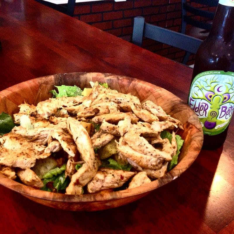 Order Chicken Caesar Salad - Small food online from Balsamo's Pizza store, Lindenwold on bringmethat.com