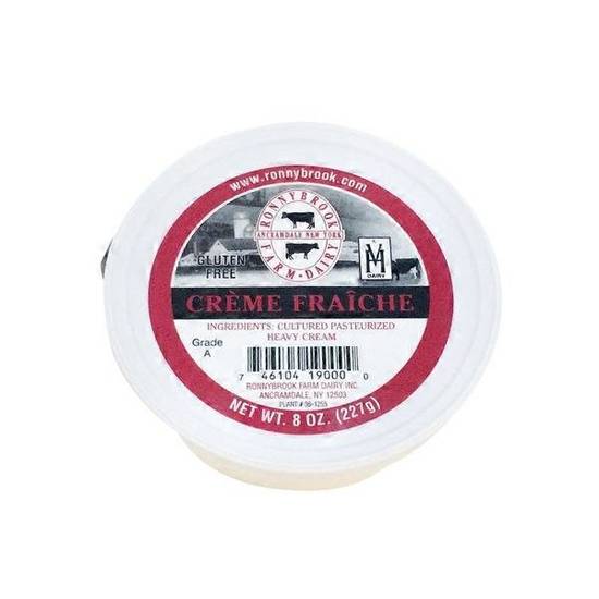 Order Ronnybrook Creme Fraiche 8oz food online from Everyday Needs by Gopuff store, Stamford on bringmethat.com