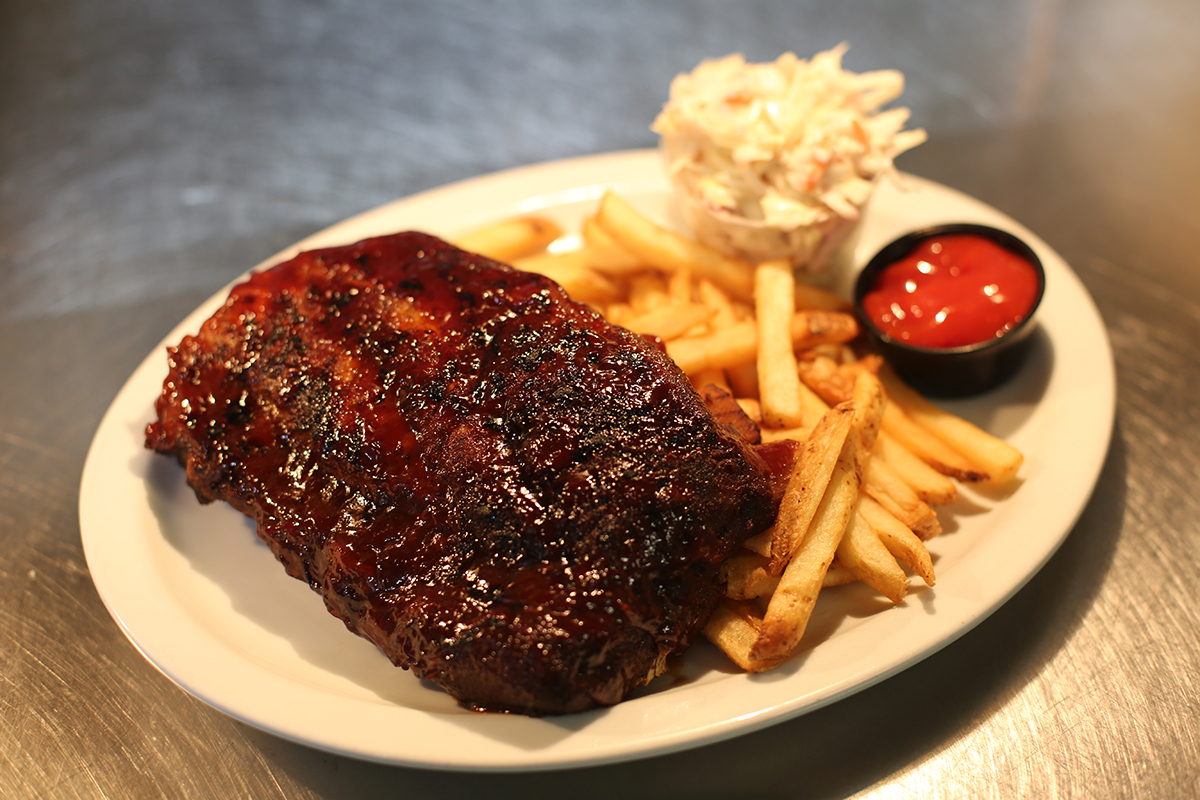 Order House Smoked Baby Back Ribs Dinner food online from Genuine Bistro store, Debary on bringmethat.com