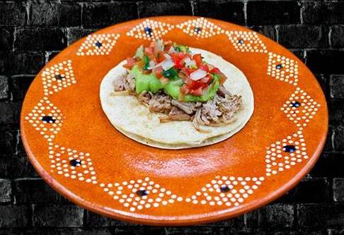 Order Carnitas Taco food online from RIVAS MEXICAN GRILL store, Fort Mohave on bringmethat.com
