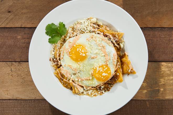 Order Chilaquiles food online from Toasted Gastrobrunch store, Las Vegas on bringmethat.com