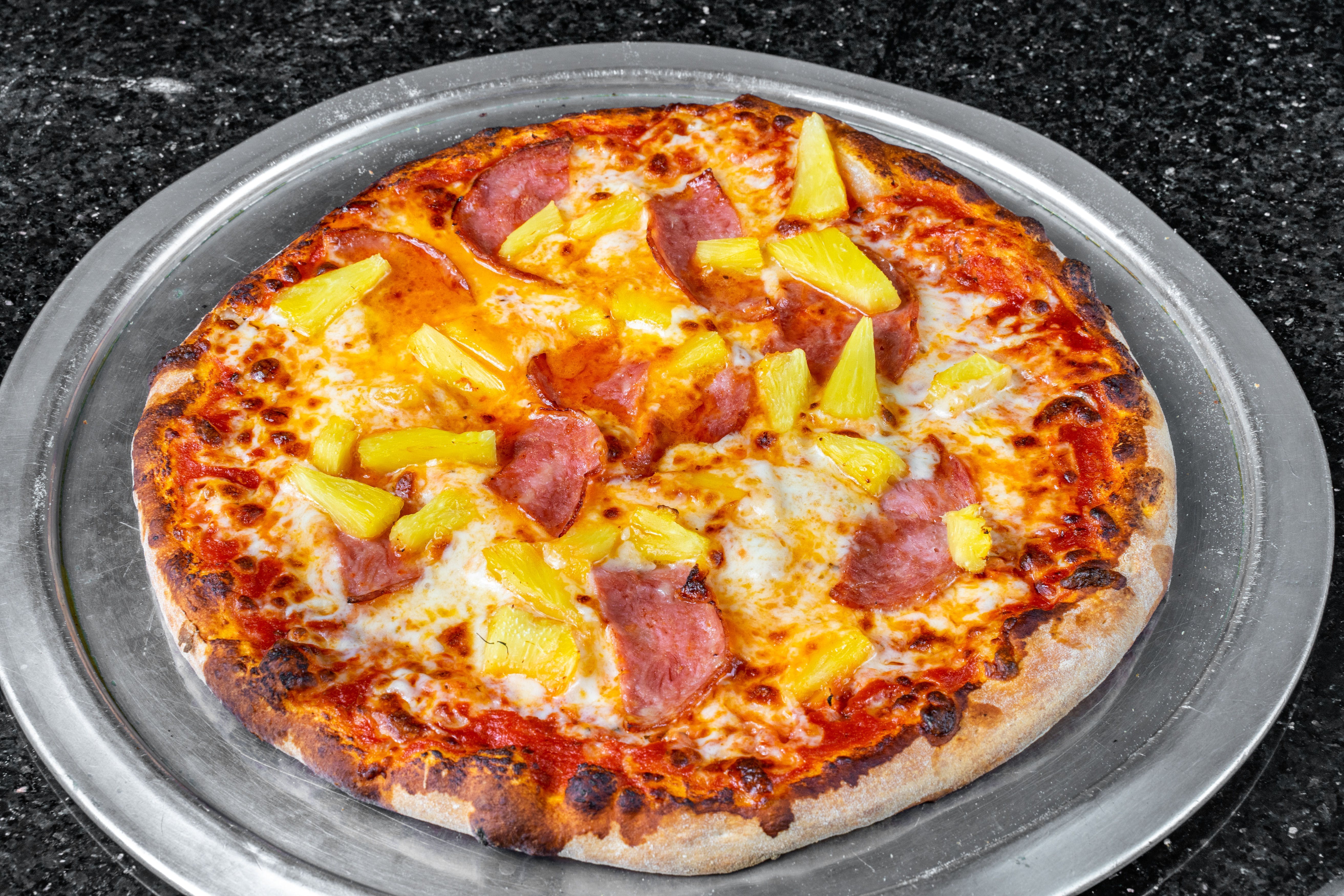 Order Hawaiian Pizza - Personal 10" food online from My Pizzeria store, Fort Worth on bringmethat.com