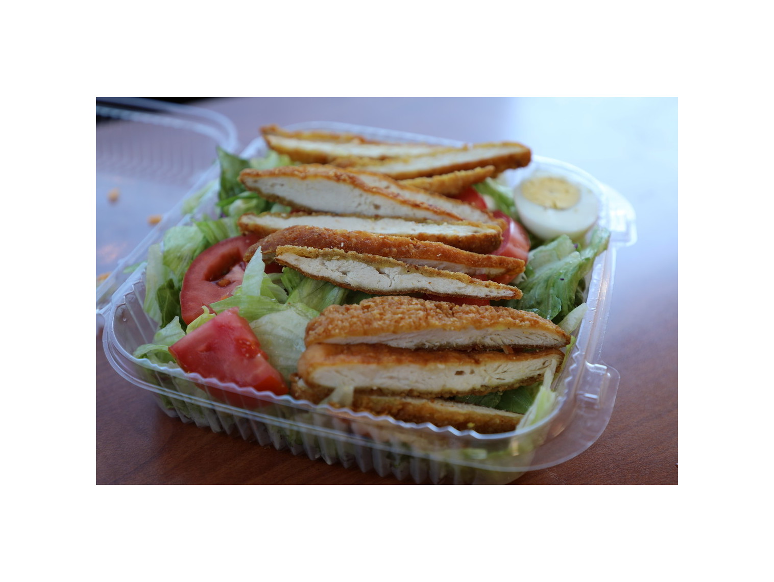 Order Crispy Chicken Salad food online from Norm Famous Burgers store, Whittier on bringmethat.com