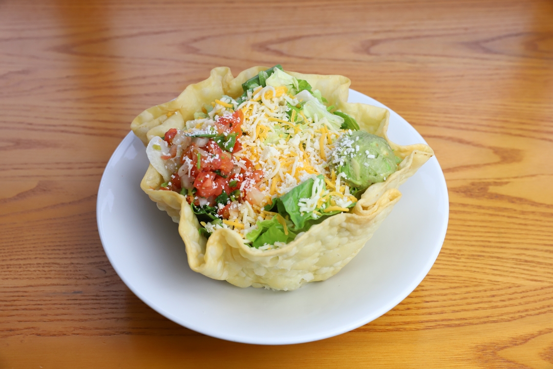 Order Salad Taco food online from Roja Mexican Grill store, Omaha on bringmethat.com