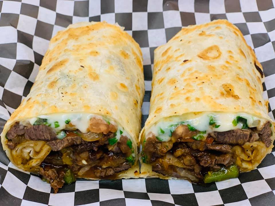 Order Steak Burrito food online from Gts Fast Food store, Chicago on bringmethat.com