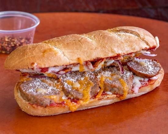 Order Motown Meatball Toasted Sub food online from Detroit Pizza Factory store, Battle Ground on bringmethat.com