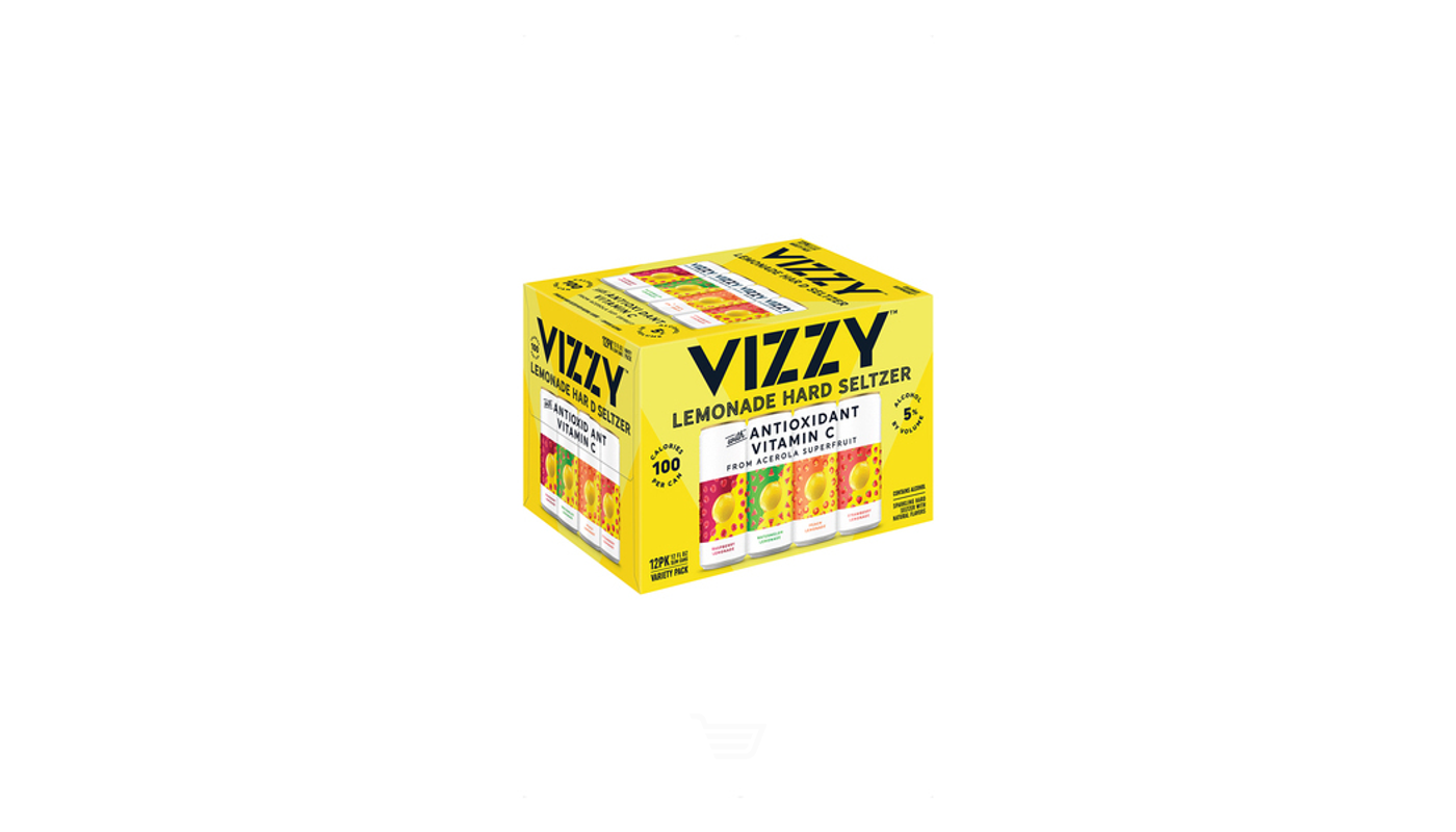 Order Vizzy Hard Seltzer Lemonade Variety Pack 12x 12oz Cans food online from Spikes Bottle Shop store, Chico on bringmethat.com
