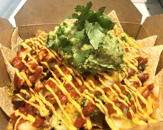 Order Kimchi Loaded Nachos food online from Little Seoul store, Mansfield on bringmethat.com