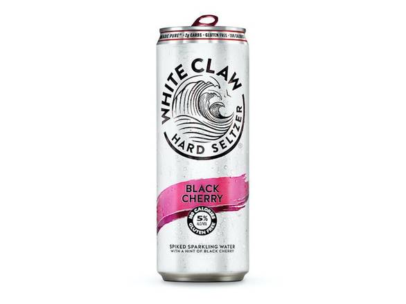 Order White Claw Black Cherry Hard Seltzer - 6x 16oz Cans food online from Wine Expo store, Santa Monica on bringmethat.com
