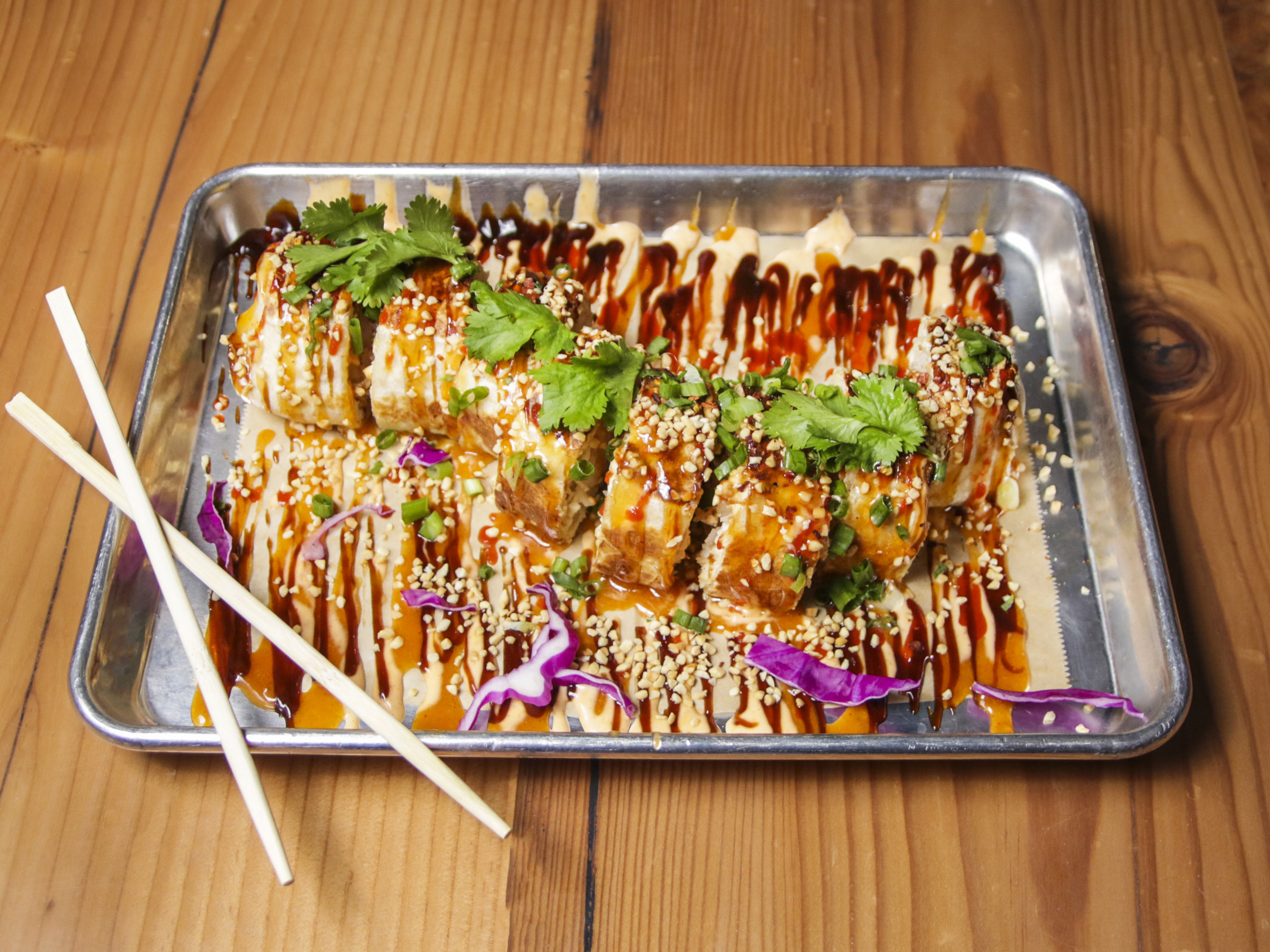 Order Famous Pad Thai Roll ™ food online from Halal Street store, Detroit on bringmethat.com