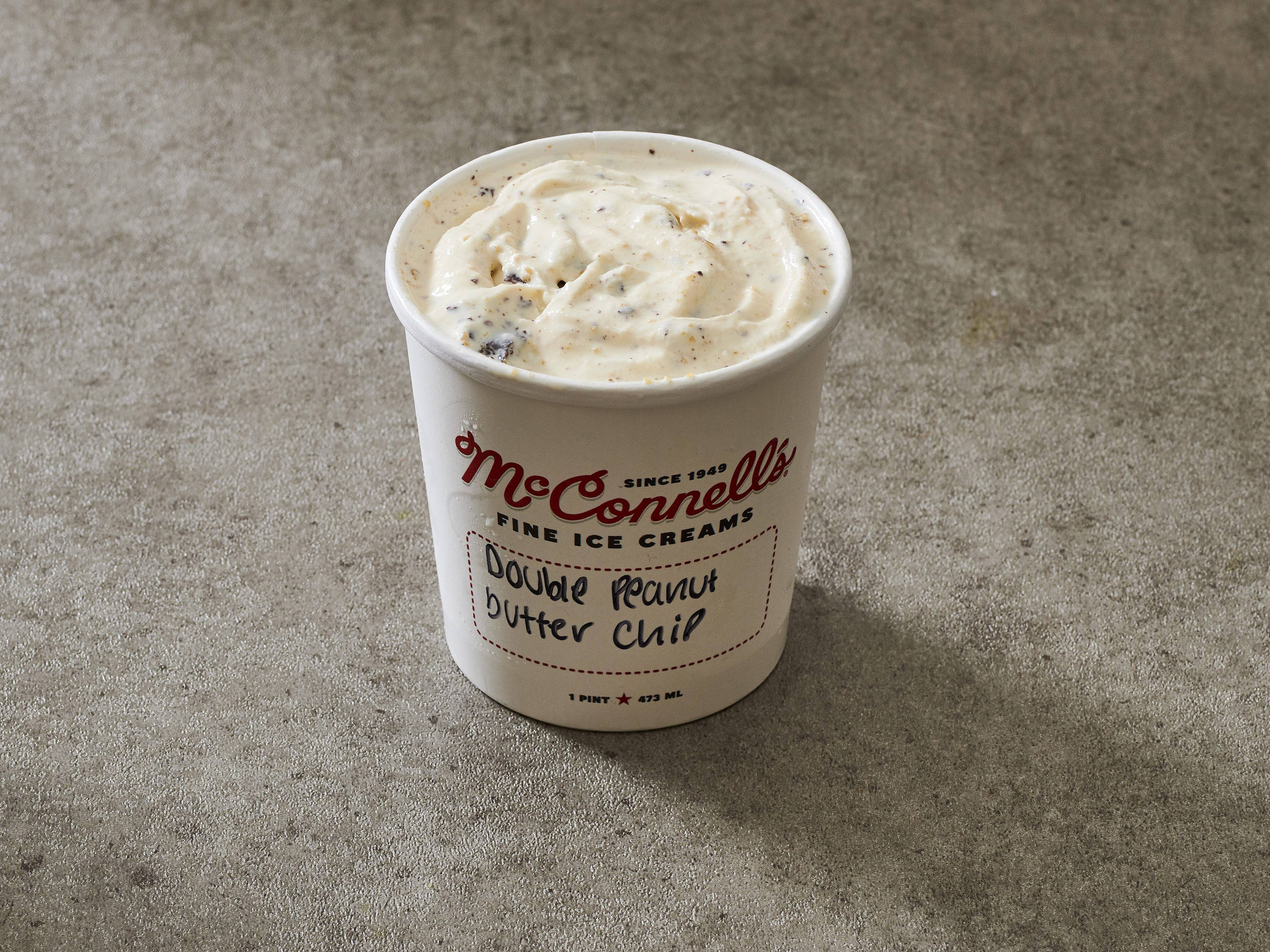 Order Double Peanut  Butter Chip food online from McConnell's Fine Ice Creams store, Santa Barbara on bringmethat.com