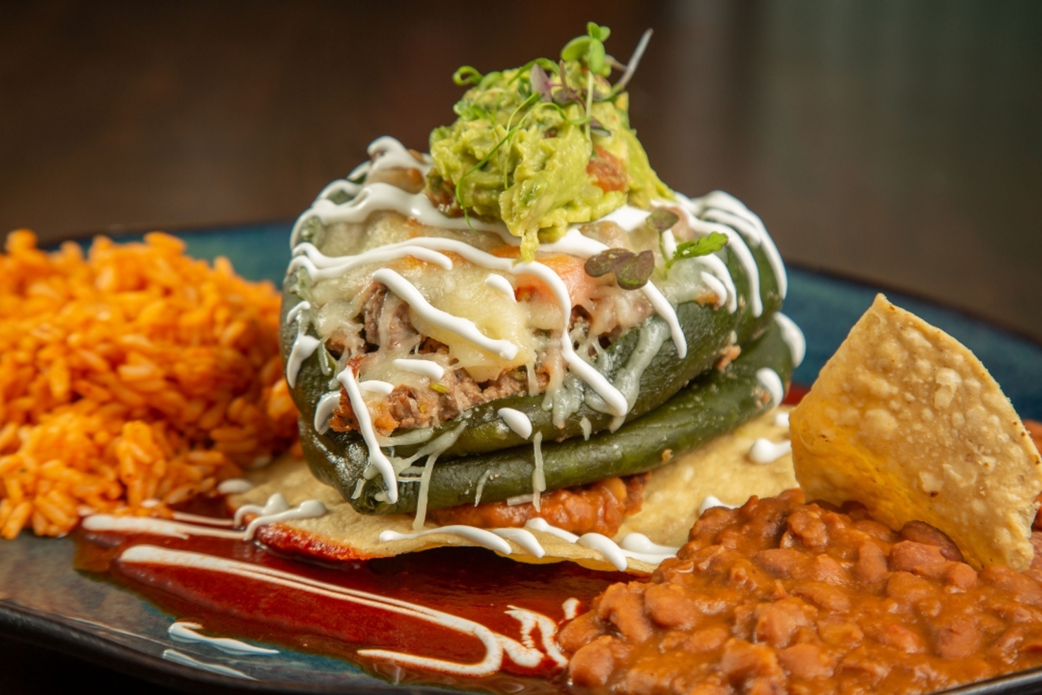 Order Hussong's Chile Relleno food online from Hussongs Cantina store, Las Vegas on bringmethat.com